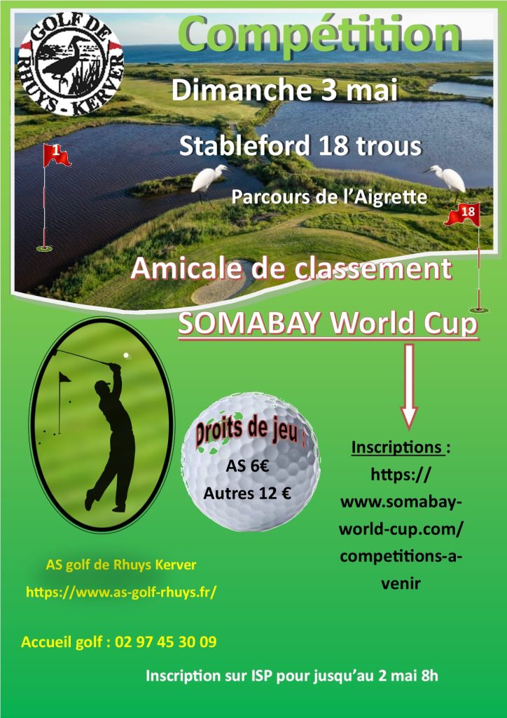 DIMANCHE 3 MAI - Amicale et SOMABAY WORLD CUP