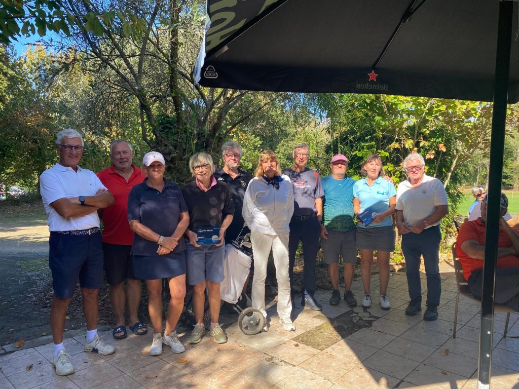 GOLF CROSS JEUDI 1er OCTOBRE : Les résultats sont en ligne!